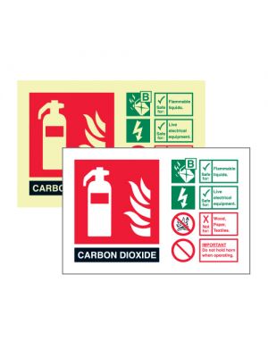 Carbon Dioxide extinguisher ID