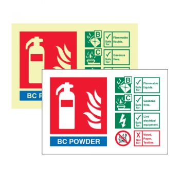 BC Powder extinguisher ID
